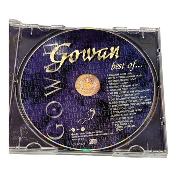 Gowan Best Of CD 1997 Sony Music - Picture 4 of 7